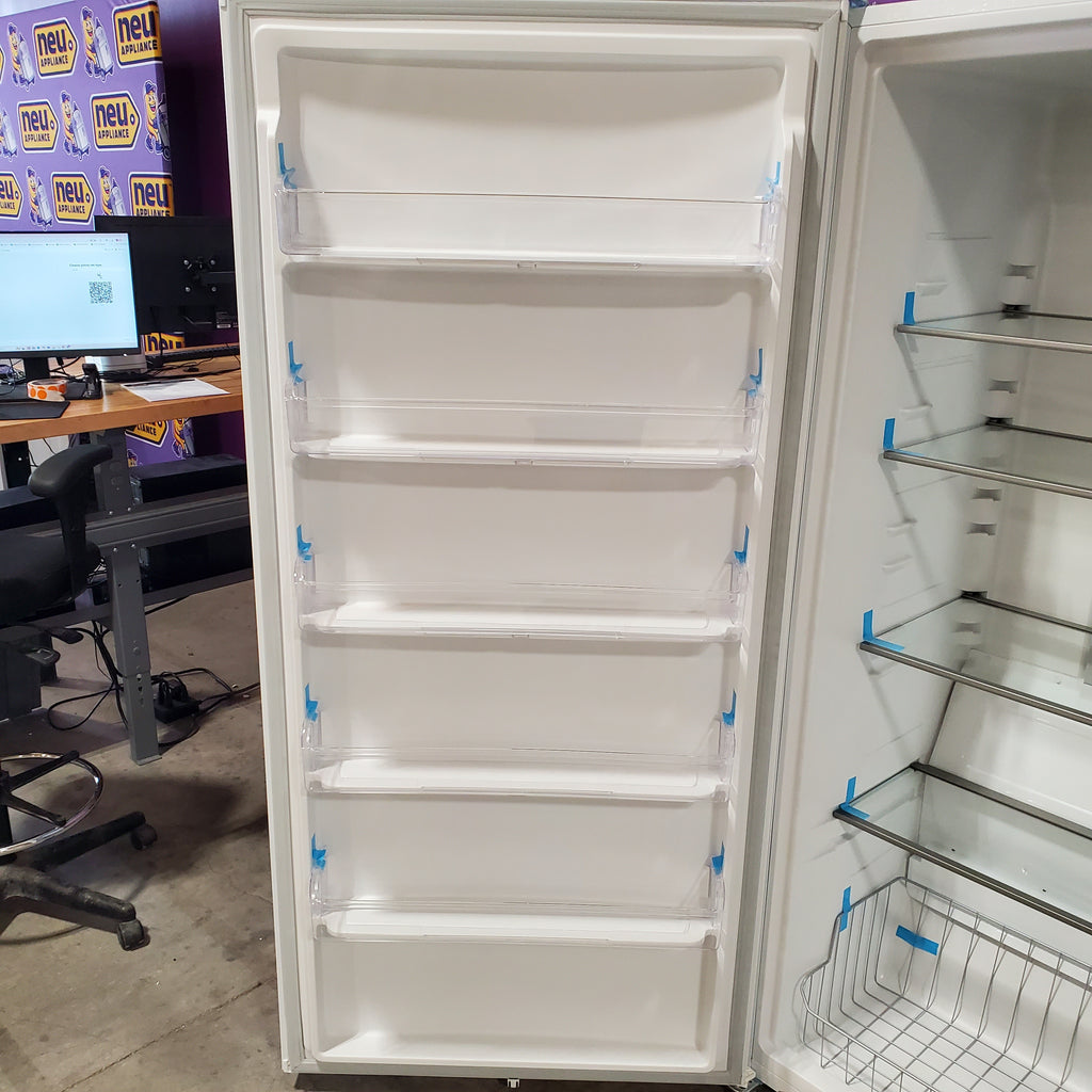 Pictures of Frigidaire 20 Cu. Ft. ENERGY STAR Garage Ready White Upright Freezer with EvenTemp™ Cooling System - FFUE2024AW - Scratch & Dent (Minor) - Neu Appliance Outlet - Discount Appliance Outlet in Austin, Tx