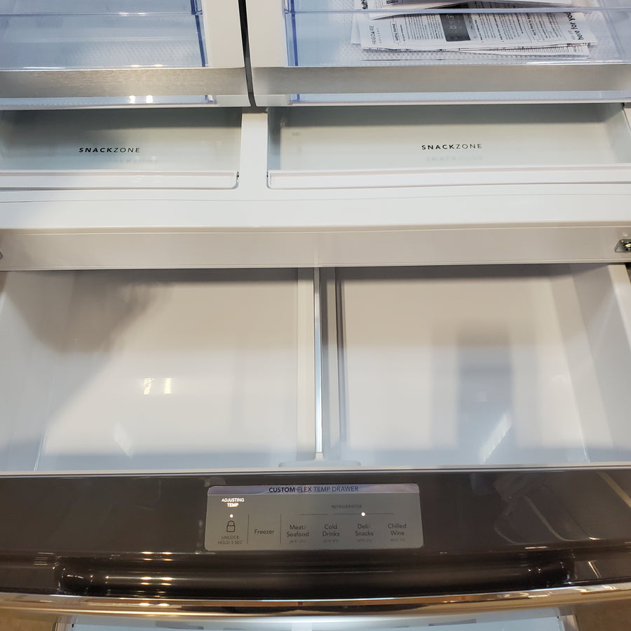Frigidaire Gallery 22 Cu. Ft. 4-Door Counter-Depth French Door Refrigerator with Ice Maker (Fingerprint Resistant Stainless Steel) ENERGY STAR  20534SD713 - GRMC2273CF - Scratch & Dent (Major)