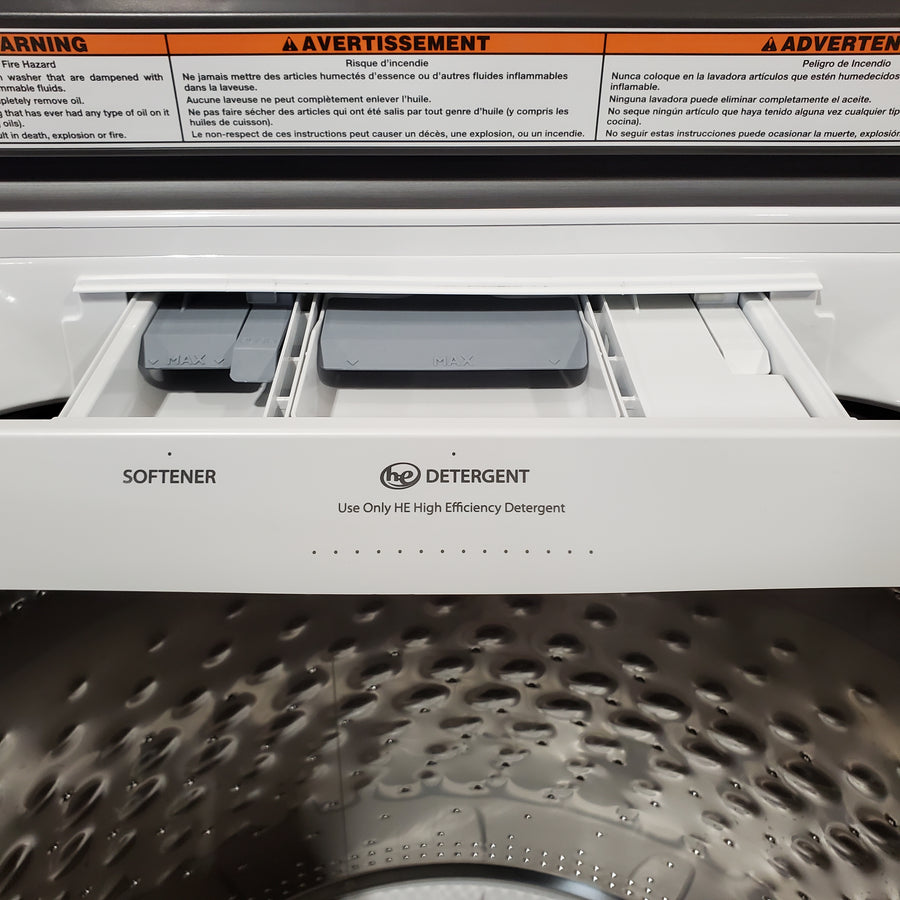 Maytag Top Load 4.8 cu ft Washer with Deep Fill and Slow-Close Glass Lid 30134SD175 - MVW6200KW - Scratch & Dent (Minor)