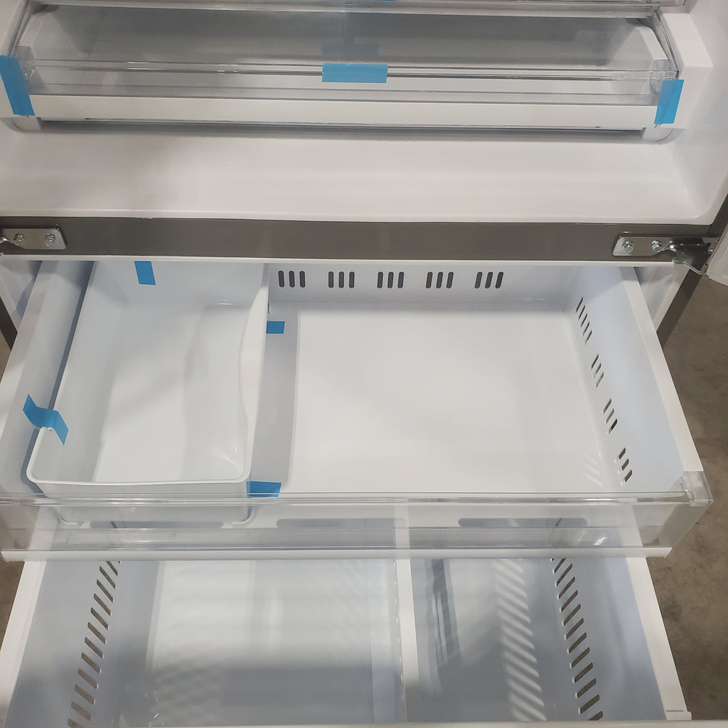 Pictures of LG Fingerprint Stainless Steel Smart Wi-Fi Enabled 3 Door French Door 26 Cu. Ft. Refrigerator with Smart Cooling Plus and Dual Ice Makers LFXS26973S - Certified Refurbished - Neu Appliance Outlet - Discount Appliance Outlet in Austin, Tx