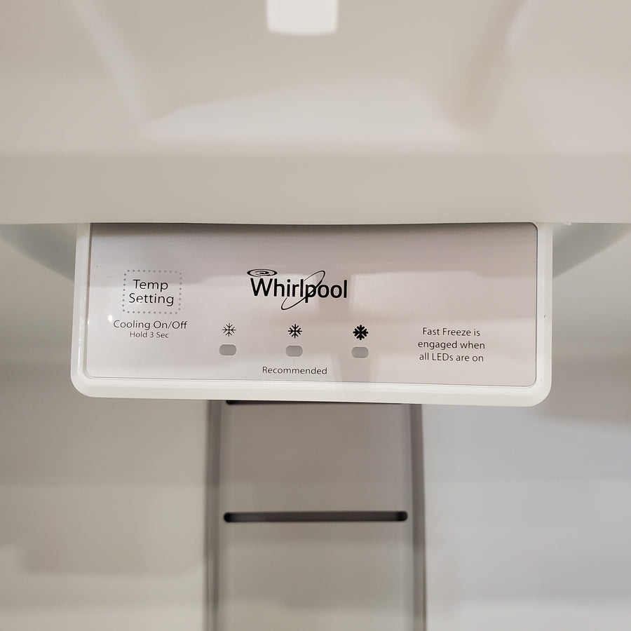 Whirlpool 20 cu. ft. Upright Freezer with LED Lighting with Fast Freeze 22131SD95 - WZF34X20DW - Scratch & Dent (Minor)
