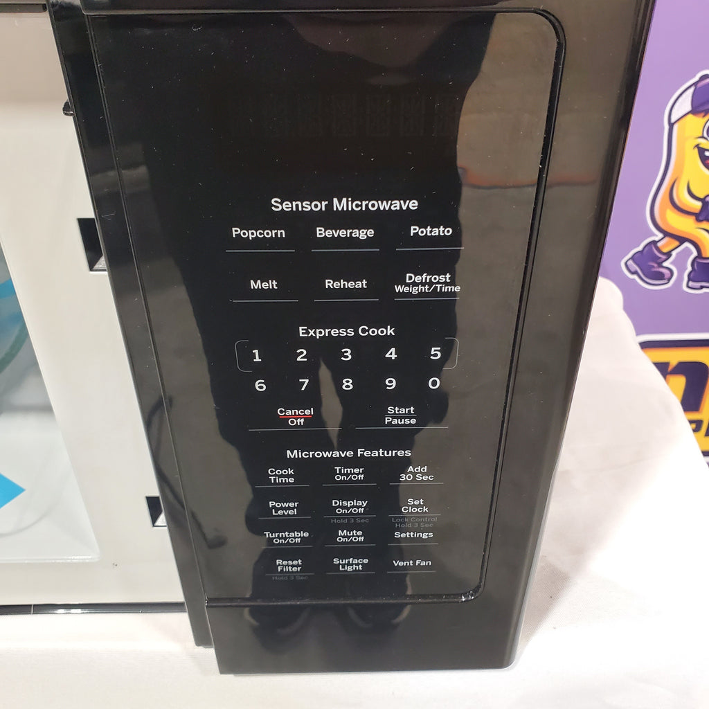GE® 1.7 Cu. Ft. Over-the-Range Sensor Microwave Oven 5SD286 - JVM6175DKBB - Scratch & Dent (Minor)