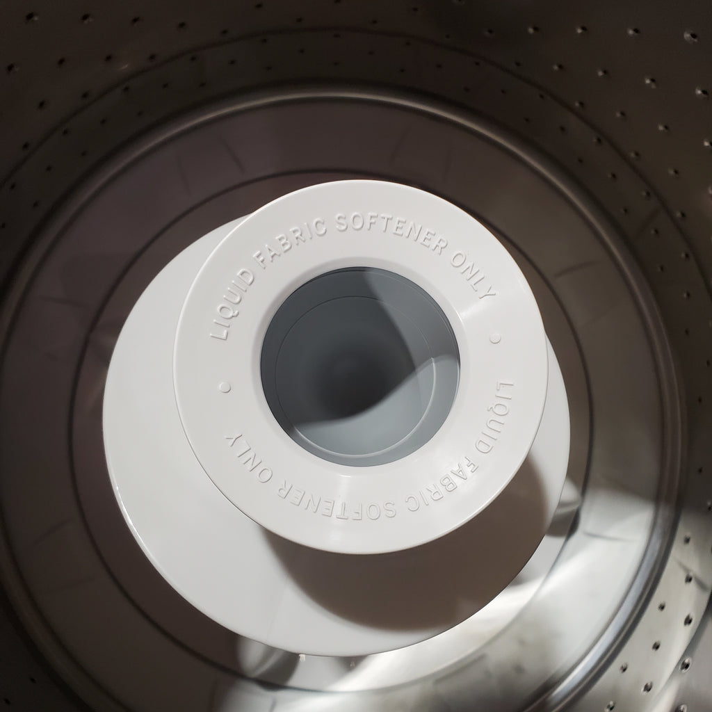 Hotpoint® 4.0 cu. ft. Capacity Washer with Cold Plus and Water Level Control HTW265ASWWW - Scratch & Dent (Minor) and Hotpoint 6.2 cu. ft. Capacity Electric Dryer with Up To 120 ft. Venting and Shallow Depth 16180 - HTX26EASWWW - Scratch & Dent (Minor)