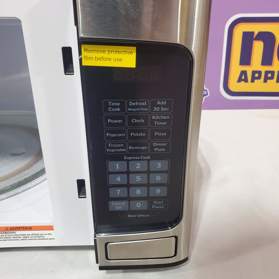 GE 1.1-cu ft 950-Watt Countertop Microwave in Stainless Steel GCST11N1WSS - Open Box