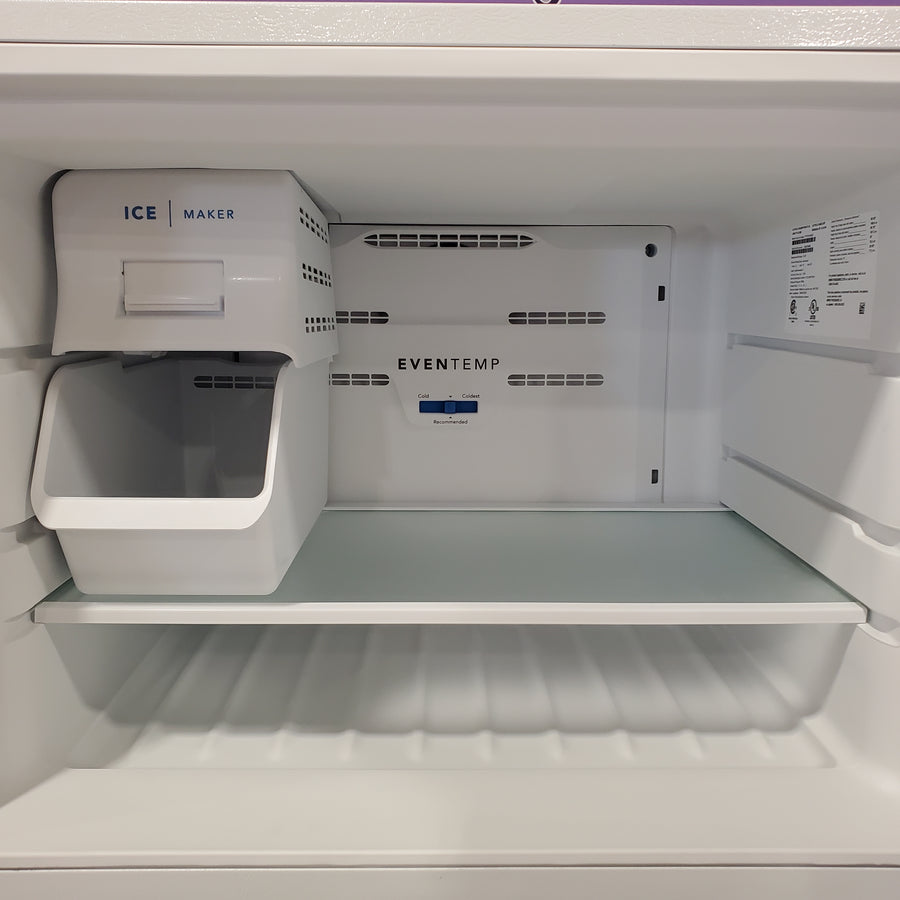 Frigidaire 30" Wide Garage Ready Top Freezer 18 Cu. Ft. Refrigerator with EvenTemp Cooling System and Spacious Interior Storage in White 22136SD271 - FFTR1814WW - Scratch & Dent (Minor)