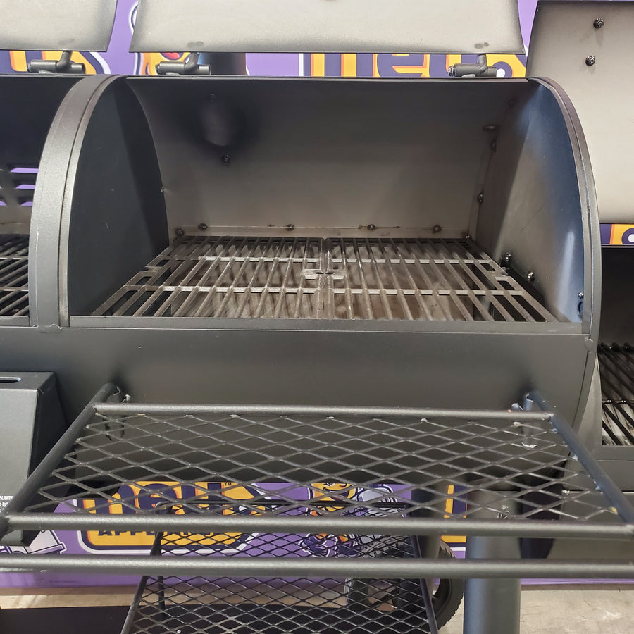Oklahoma Joe's Canyon Black Liquid Propane and Charcoal Combo Grill 6SD140 - 24203004 - Scratch & Dent (Minor)
