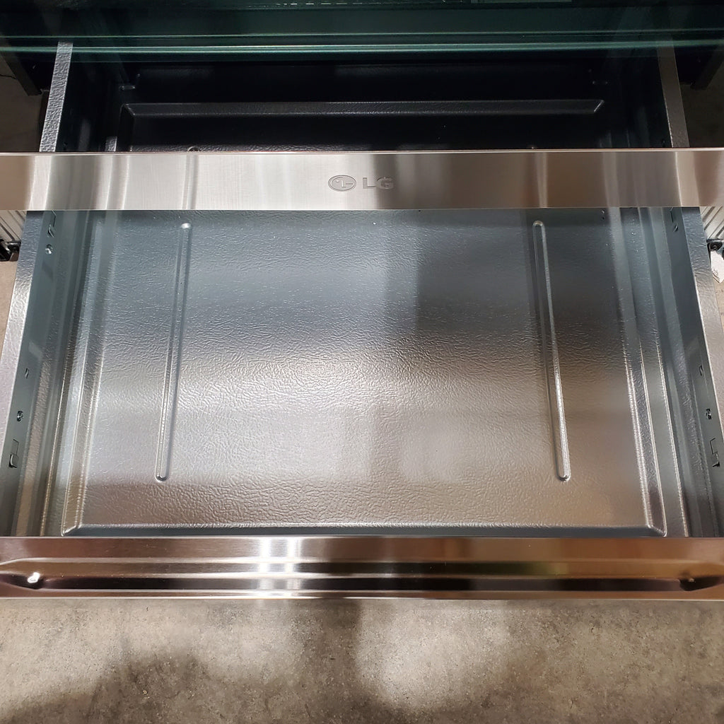 Pictures of LG Print Proof Stainless Steel 6.3 cu ft. Smart wi-fi Enabled ProBake Convection® InstaView® Gas Slide-In Range with Air Fry - 3SD692 - LSGL6335F - Open Box - Neu Appliance Outlet - Discount Appliance Outlet in Austin, Tx