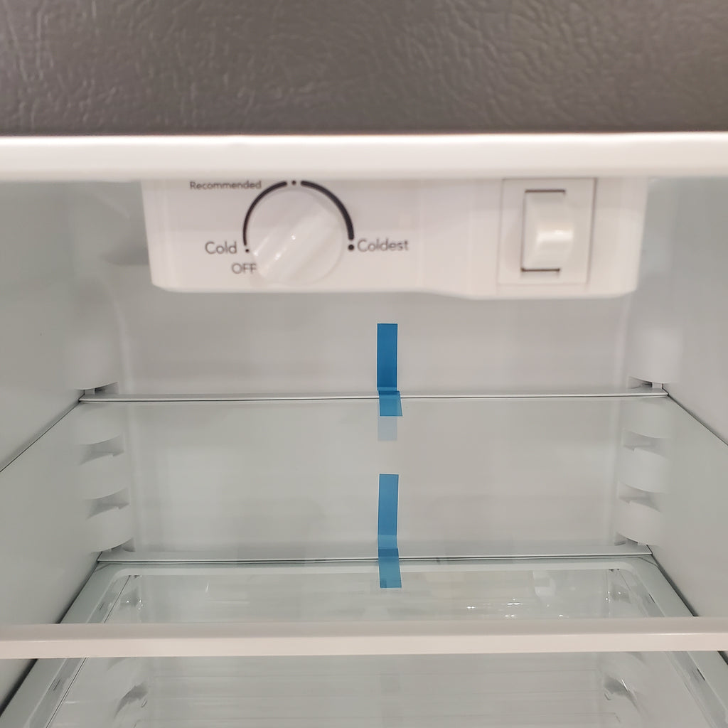 Frigidaire 30" Wide 20 cu ft Top Freezer Refrigerator with EvenTemp™ Cooling System in Stainless Steel FFTR2045VS - Scratch & Dent (Major)