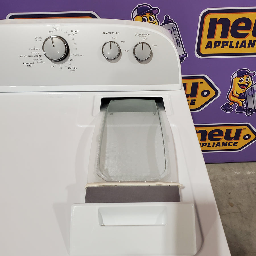 Whirlpool Top Load 3.5 Cu. Ft. Washer with Deep Water Wash Option WTW4816FW - Open Box and Whirlpool Vented 7.0 Cu. Ft. Electric Dryer 16261 - WED4815EW - Scratch & Dent (Moderate)