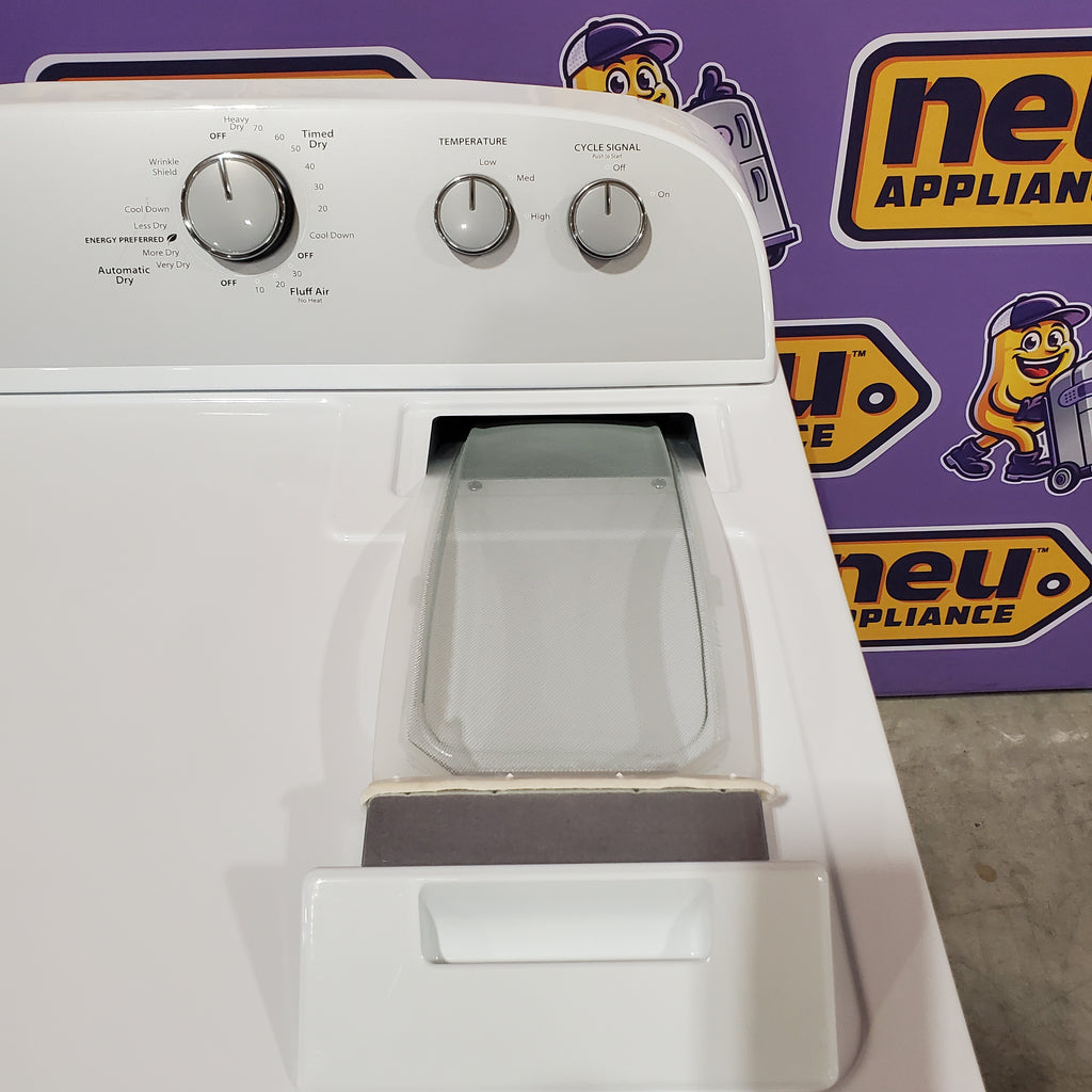 Whirlpool Top Load 3.5 Cu. Ft. Washer with Deep Water Wash Option WTW4816FW - Open Box and Whirlpool Vented 7.0 Cu. Ft. Electric Dryer 16261 - WED4815EW - Scratch & Dent (Moderate)