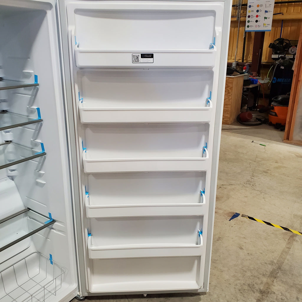 Pictures of Frigidaire 20 Cu. Ft. Energy Star Garage Ready Upright Freezer in White FFUE2022AW - Scratch & Dent (Minor) - Neu Appliance Outlet - Discount Appliance Outlet in Austin, Tx