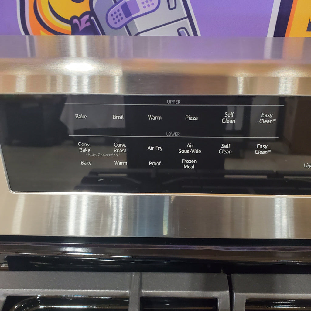 Pictures of LG 6.9 cu. ft. Smart Gas Double Oven Freestanding Range with ProBake Convection®, Air Fry & Air Sous Vide 21SD025 - LDGL6924S - Scratch & Dent (Minor) - Neu Appliance Outlet - Discount Appliance Outlet in Austin, Tx