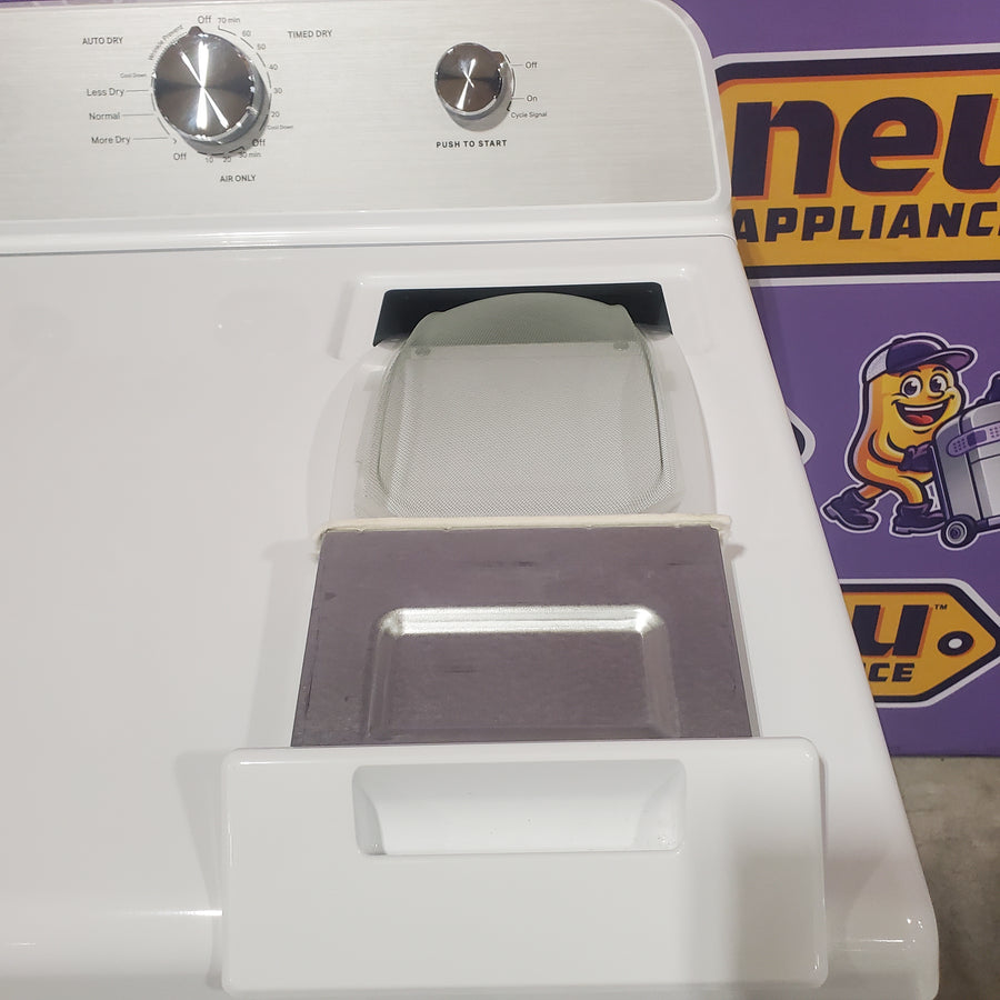 MayTag 7.0 cu. ft. Top Load Electric Wrinkle Prevent Dryer 22133SD202 - MED4500MW - Scratch & Dent (Minor)