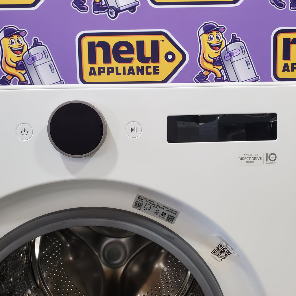 Pictures of LG White Smart Front Load 4.5 Cu. Ft. Washer with TurboWash 360 and AI Built-In intelligence WM5500HWA - Scratch and Dent (Minor) - Neu Appliance Outlet - Discount Appliance Outlet in Austin, Tx