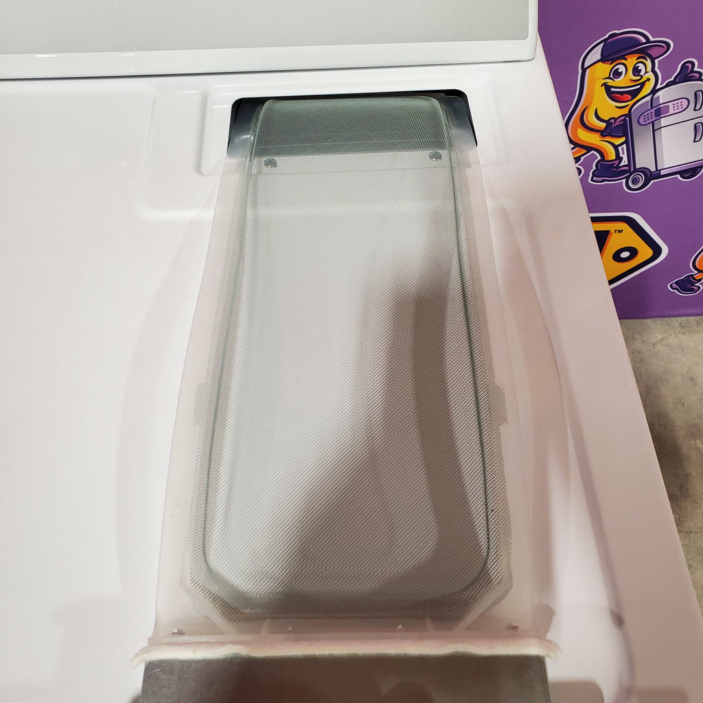 Whirlpool 3.8–3.9 Cu. Ft.  Top Load Washer with 2 in 1 Removable Agitator and Soil Level Selection WTW4957PW - Open Box and Whirlpool 7-cu ft Vented Electric Dryer 16050 - WGD4815EW - Scratch & Dent (Minor)