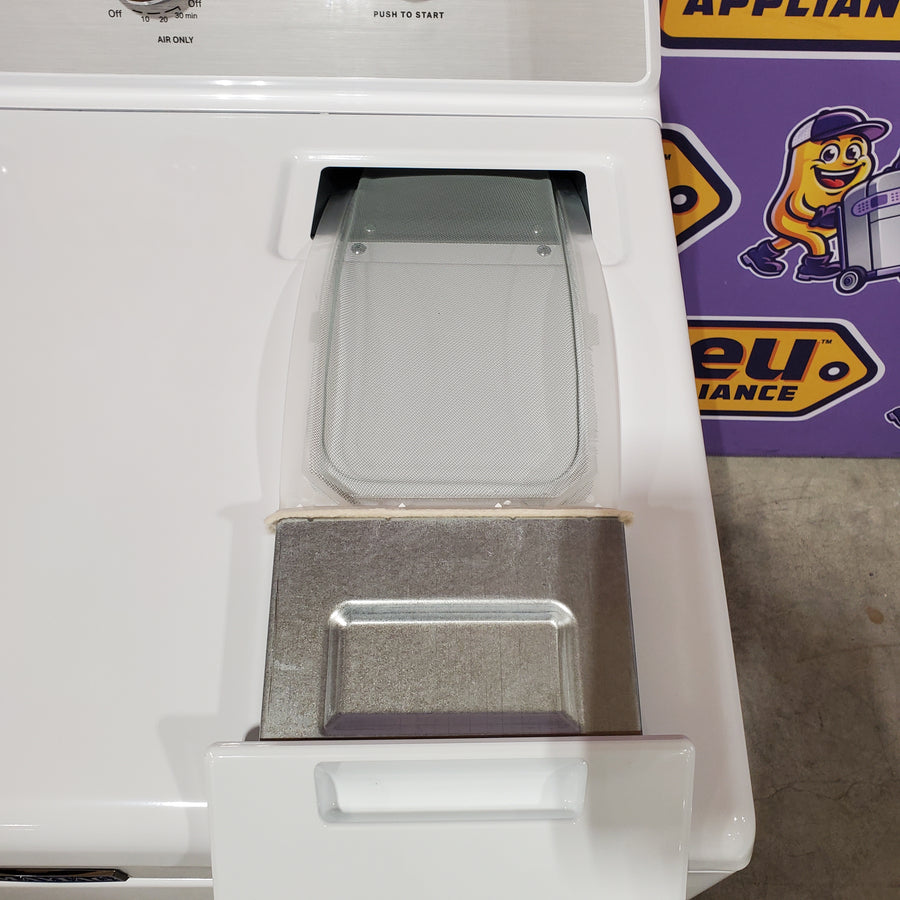 Maytag 4.5 cu. ft. Capacity Top Load Washer with Power™ Agitator and Deep Fill MVW4505MW - Open Box and Maytag 7.0 cu. ft. Capacity Top Load Electric Wrinkle Prevent Dryer 16246 - MED4500MW - Open Box
