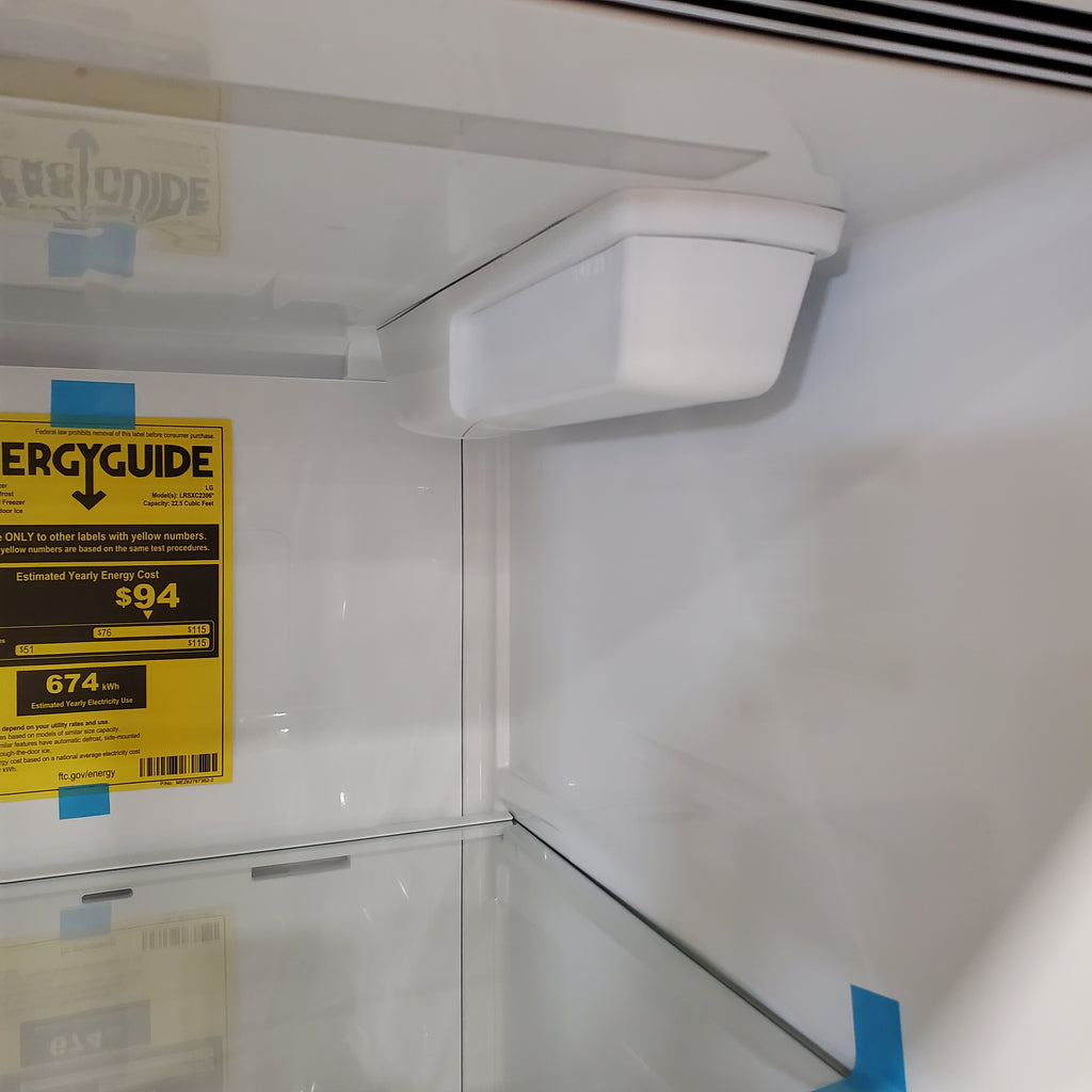 Pictures of LG 23 cu. ft. Side-by-Side Counter-Depth Refrigerator with Smooth Touch Dispenser 21SD010 - LRSXC2306S - Open Box - Neu Appliance Outlet - Discount Appliance Outlet in Austin, Tx