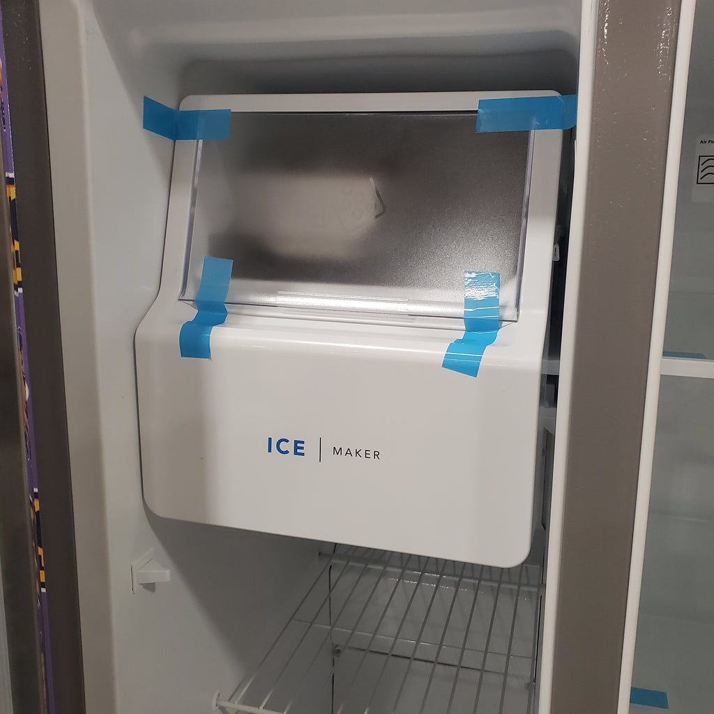 Pictures of Frigidaire 25.6 cu. ft. ENERGY STAR Side by Side Refrigerator with Exterior Water and Ice Dispenser in Stainless Steel FRSS2623AS - Open Box - Neu Appliance Outlet - Discount Appliance Outlet in Austin, Tx