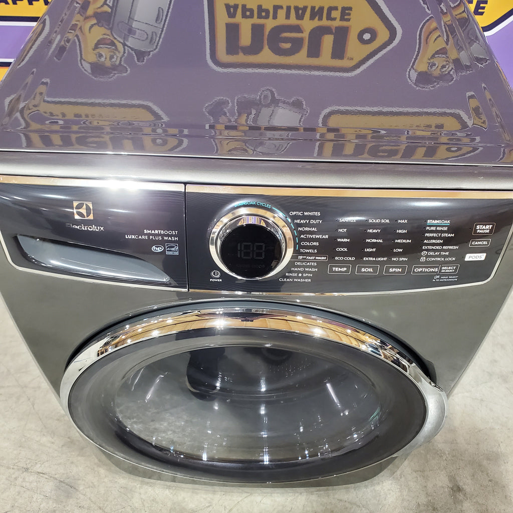 Pictures of Electrolux Titanium Front Load 600 Series 4.5 Cu. Ft. Washer with Smartboost and Hand Wash Cycle 3SD1140 - ELFW7637AT - Scratch & Dent (Minor) - Neu Appliance Outlet - Discount Appliance Outlet in Austin, Tx