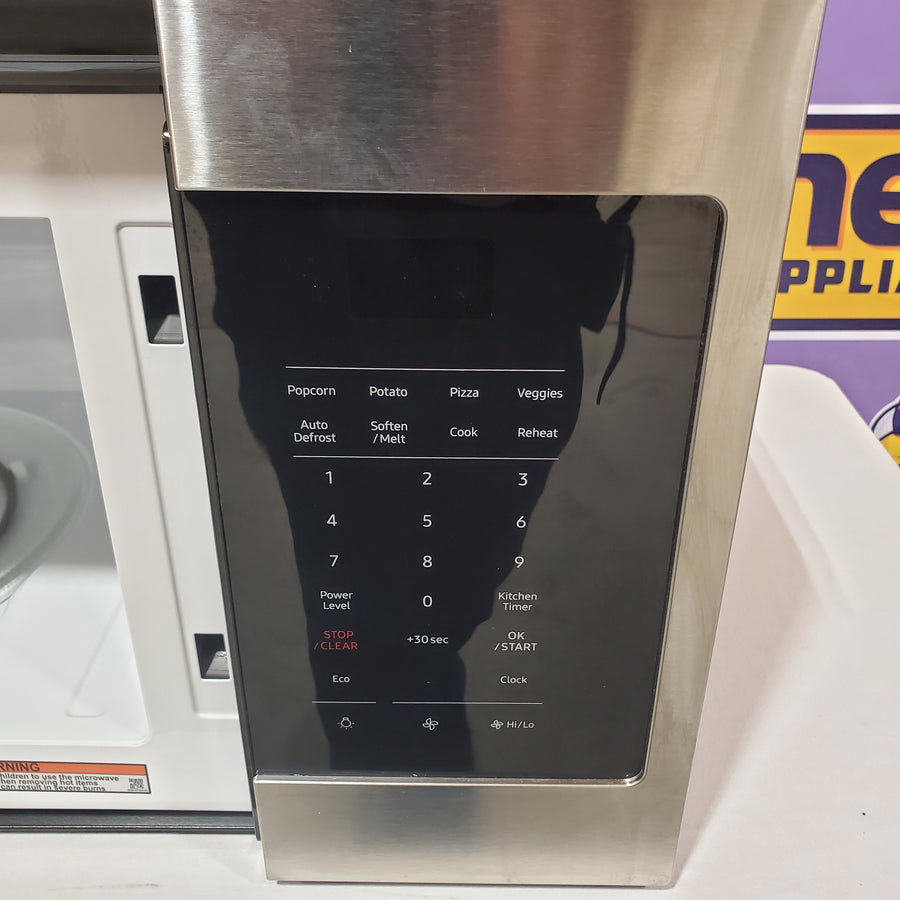 Samsung Over-the-Range Microwave in Stainless Steel with Auto Cook ME16A4021AS - Scratch & Dent (Minor)
