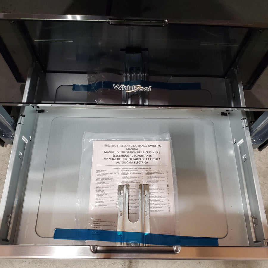 Whirlpool Electric Range with Steam Clean and No Preheat Mode in Fingerprint Resistant Stainless Steel 22133SD174 - WFES3330RZ - Scratch & Dent (Minor)