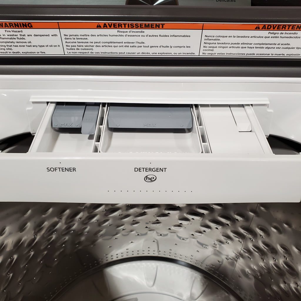 Pictures of Maytag Top Load 4.8 cu ft Washer with Deep Fill and Slow-Close Glass Lid 30132SD89 - MVW6200KW - Scratch & Dent (Minor) - Neu Appliance Outlet - Discount Appliance Outlet in Austin, Tx