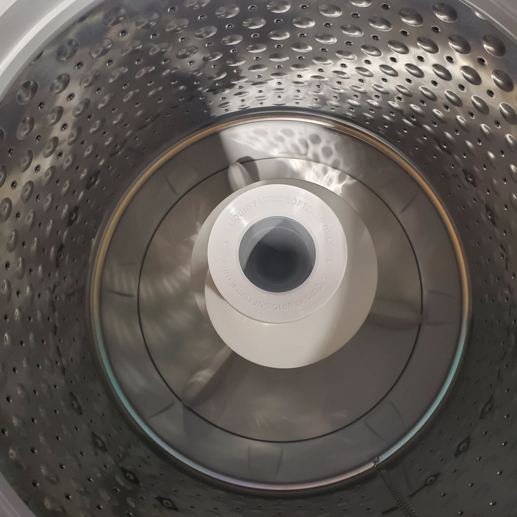 Pictures of Neu Select Silver GE High Capacity 4.2 cu. ft. Agitator Top Load HE Washing Machine With Extra Water Cycle / Option - Certified Refurbished - Neu Appliance Outlet - Discount Appliance Outlet in Austin, Tx