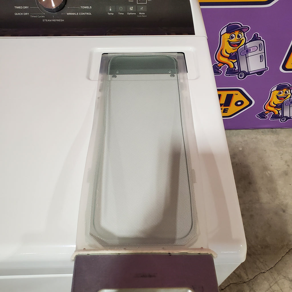 Whirlpool Top Load Electric Moisture Sensing 7.0 Cu. Ft. Dryer with Steam 3SD759 - WED5050LW - Open Box