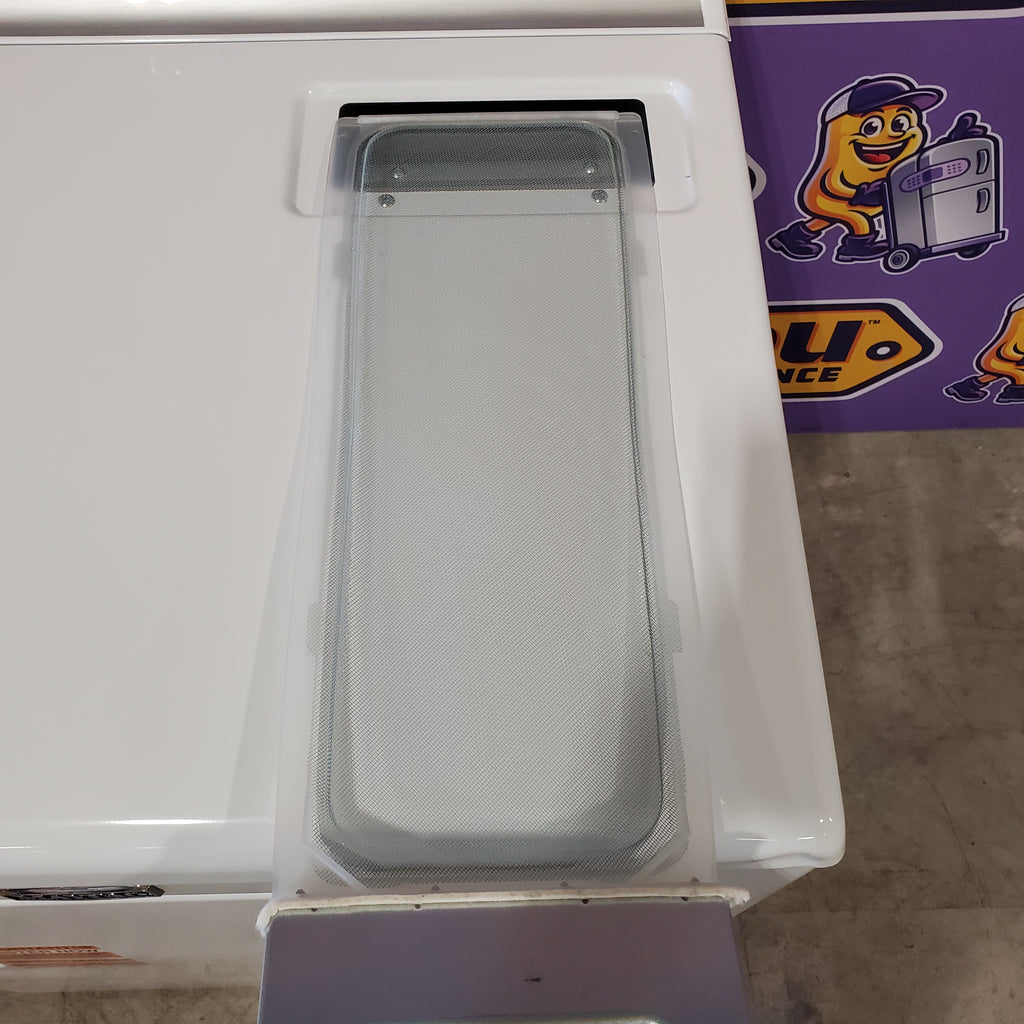 Pictures of Maytag 5.3 cu. ft. Smart Top Load Washer with Extra Power MVW7232HW3 - Open Box and Maytag 7.0 cu. ft. Electric Dryer with Moisture Sensing and Quick Dry Cycle MED6200KW - Scratch & Dent (Minor) - Neu Appliance Outlet - Discount Appliance Outlet in Austin, Tx