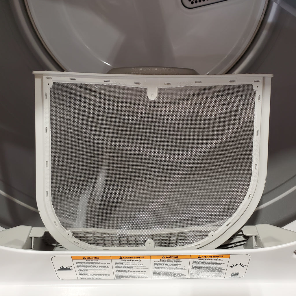 Pictures of LG 7.3 Cu. Ft. Electric Rear Control Ultra Large Capacity Dryer in White with Sensor Dry 251313SD1066 - DLE6100W - Scratch & Dent (Moderate) - Neu Appliance Outlet - Discount Appliance Outlet in Austin, Tx