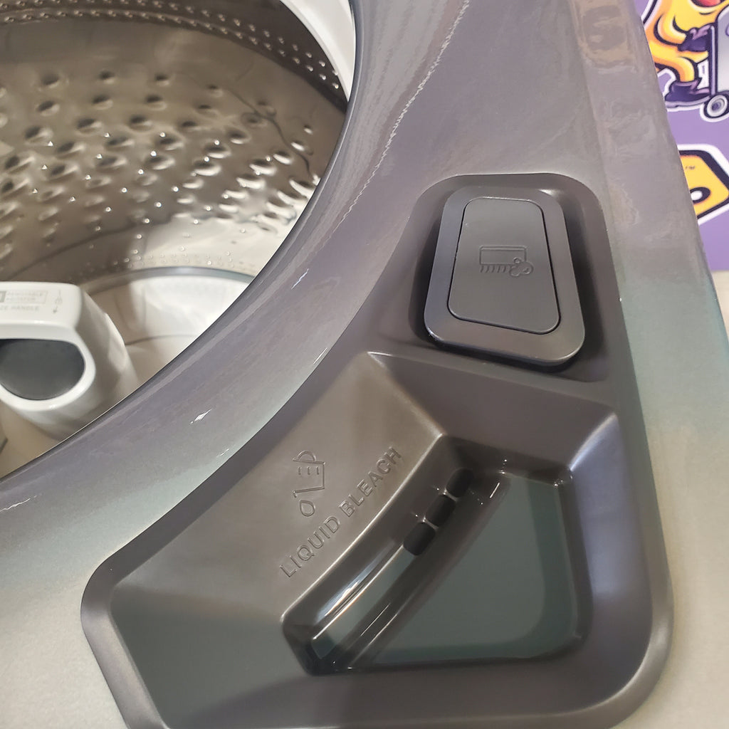 Pictures of Whirlpool Chrome Shadow Top Load 5.2 Cu. Ft. Washer with Removable Agitator WTW8127LC and Whirlpool Chrome Shadow Electric 7.4 Cu. Ft. Dryer with Moisture Sensor WED8127LC - Scratch and Dent Minor - Neu Appliance Outlet - Discount Appliance Outlet in Austin, Tx