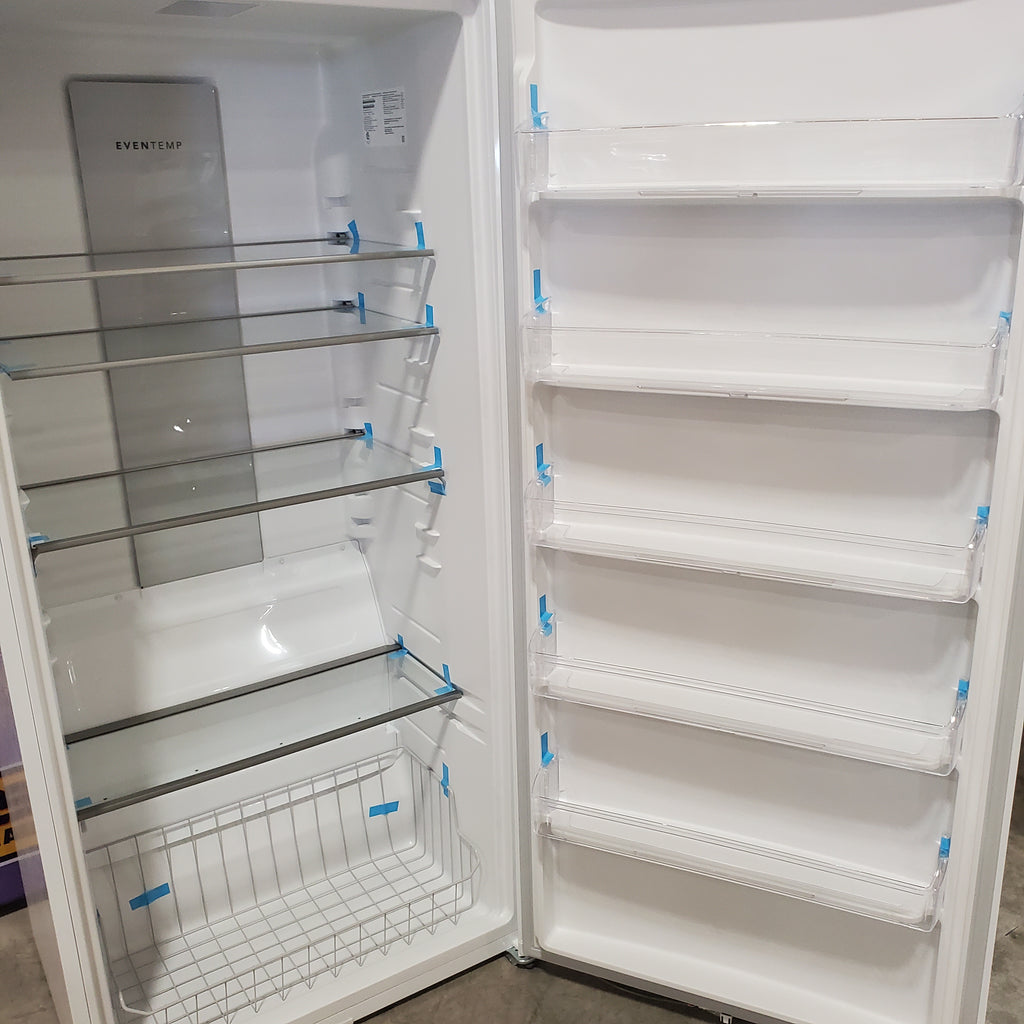 Pictures of Frigidaire 20 Cu. Ft. ENERGY STAR Garage Ready White Upright Freezer with EvenTemp™ Cooling System - FFUE2024AW - Scratch & Dent - Minor - Neu Appliance Outlet - Discount Appliance Outlet in Austin, Tx