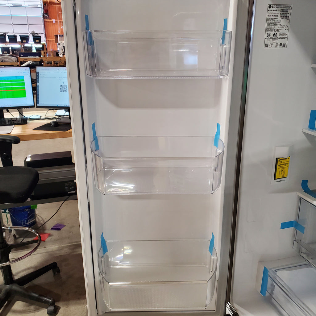 LG 25 cu. ft. Counter-Depth MAX™ with Zero Clearance™ 3-Door French Door Refrigerator with Thin Door Design 3SD688 - LF25Z6211S - Open Box