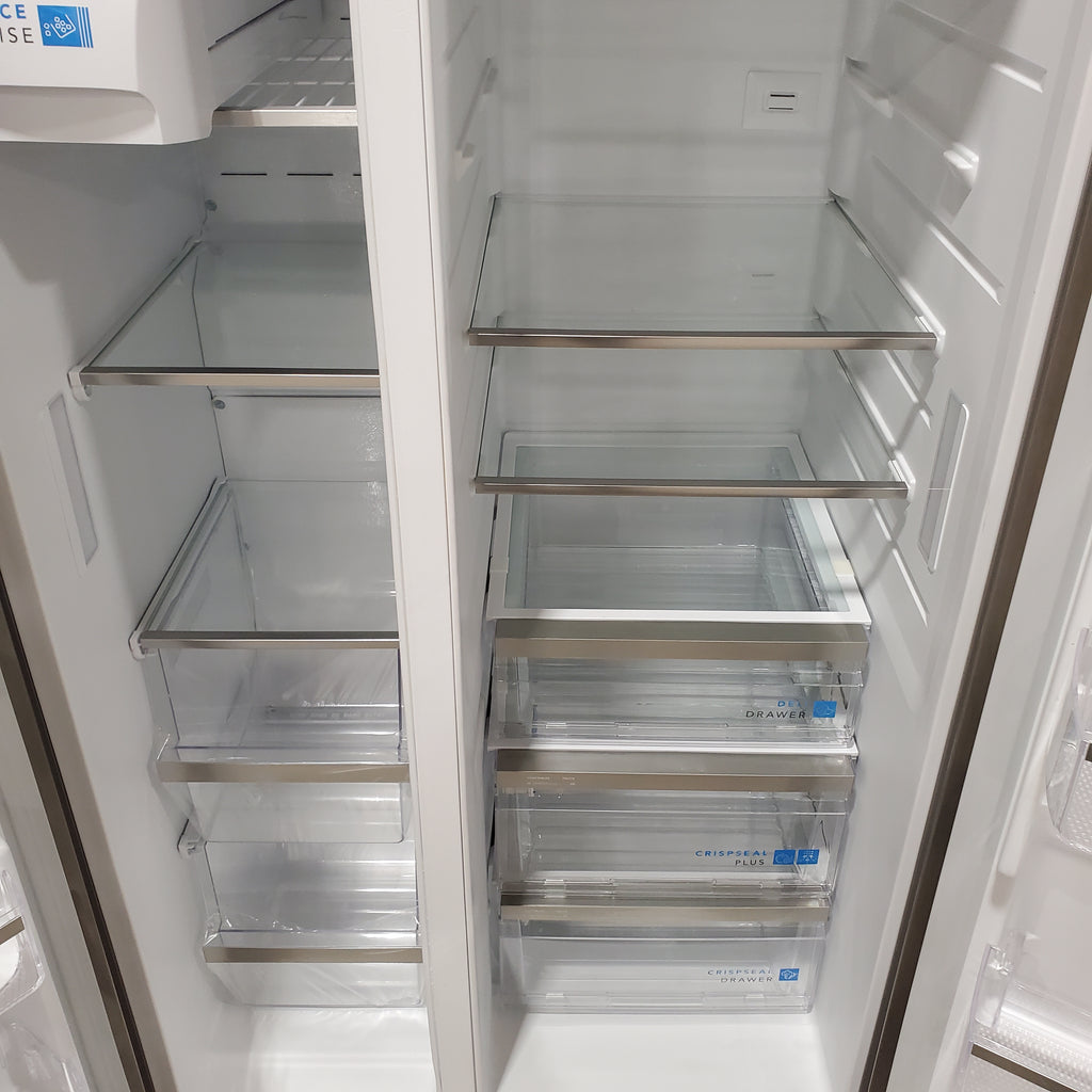 Pictures of Frigidaire Gallery Smudge Proof Stainless Steel 26 Cu. Ft. Side by Side Refrigerator with Bright LED Lighting 20231SD252 - GRSS2652AF - Scratch & Dent (Moderate) - Neu Appliance Outlet - Discount Appliance Outlet in Austin, Tx