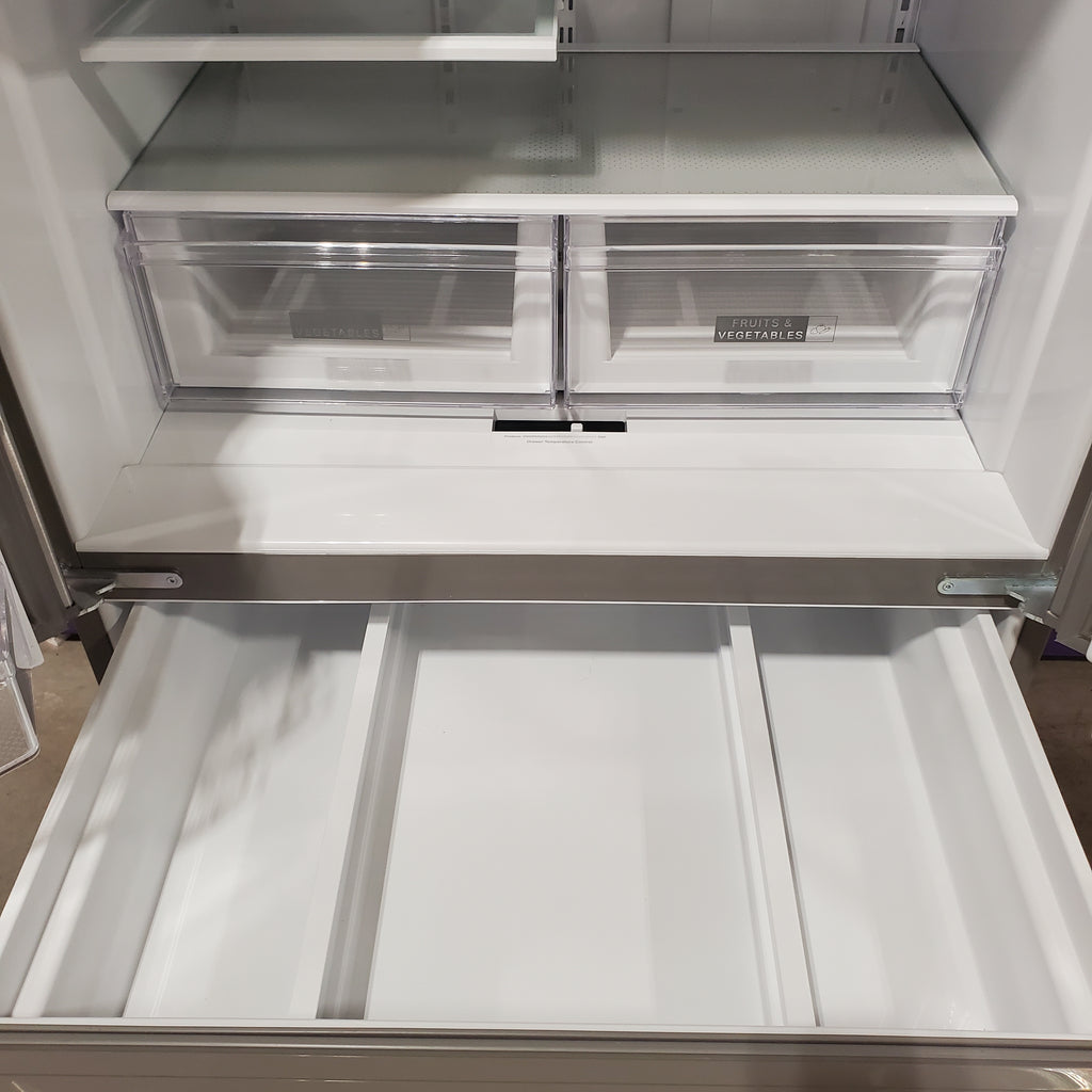 Pictures of Whirlpool French Door Bottom Mount Refrigerator in Fingerprint Resistant Stainless Steel 22133SD218 - WRMF3636RZ - Scratch & Dent (Minor) - Neu Appliance Outlet - Discount Appliance Outlet in Austin, Tx
