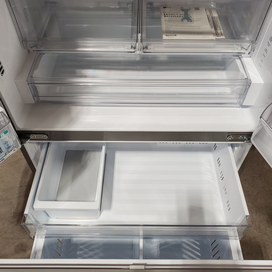 LG 26 cu. ft. Counter-Depth MAX™, French Door Refrigerator, with Craft Ice™ 31133SD120 - LRRXC2606S - Scratch & Dent (Major)