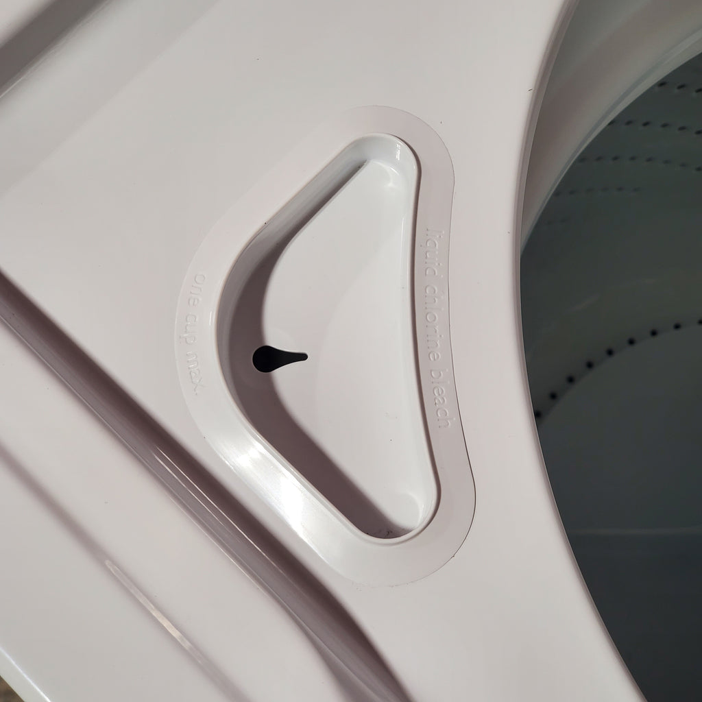 Pictures of Whirlpool 3.5 cu. ft. High Efficiency Top Load Washing Machine with Deep Water Wash WTW4816FW - Open Box and Whirlpool 7.0 cu. ft. Top Load Gas Dryer with AutoDry™ Drying System with Wrinkle Shield™ Option 16033 - WGD4950HW- Scratch & Dent (Minor) - Neu Appliance Outlet - Discount Appliance Outlet in Austin, Tx