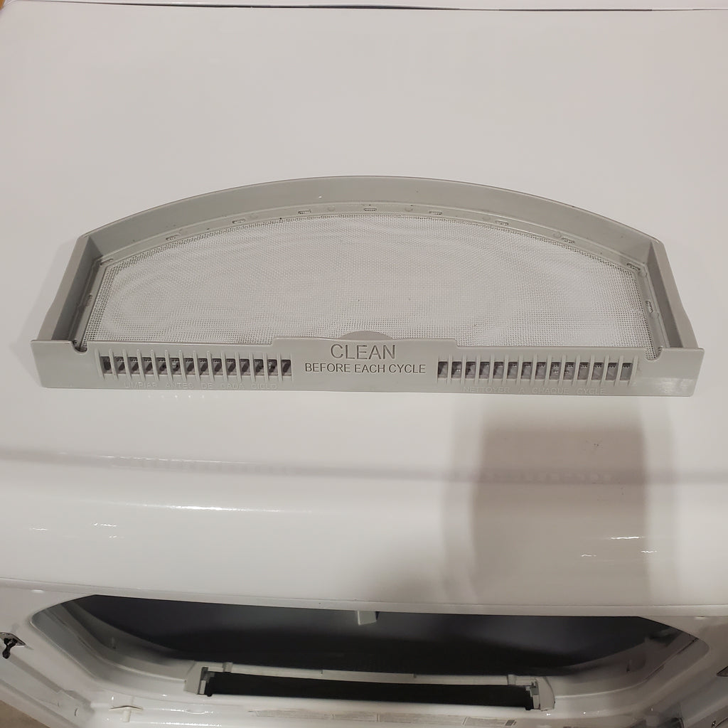 Pictures of GE 6.2 cu. ft. Capacity Electric Dryer with Up To 120 ft. Venting and Shallow Depth GTX22EASKWW - Certified Refurbished - Neu Appliance Outlet - Discount Appliance Outlet in Austin, Tx