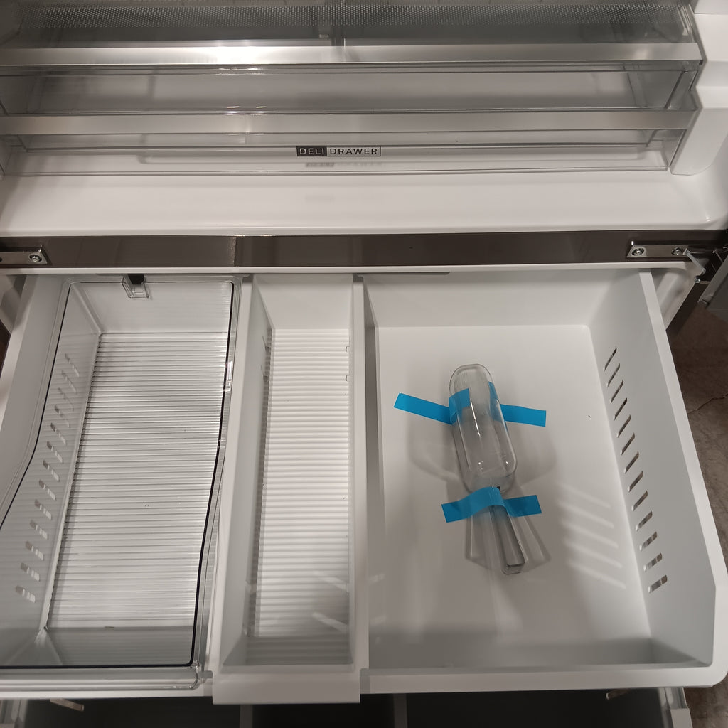 Pictures of Whirlpool French Door 31 Cu. Ft. Refrigerator with Total Coverage Cooling in Fingerprint Resistant Stainless Steel 22231SD310 - WRFF3136SZ - Scratch & Dent (Minor) - Neu Appliance Outlet - Discount Appliance Outlet in Austin, Tx