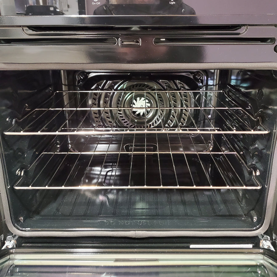 Frigidaire 30 in. Electric Wall Oven with Built-In Microwave with Fan Convection in Black FCWM3027AB - Open Box