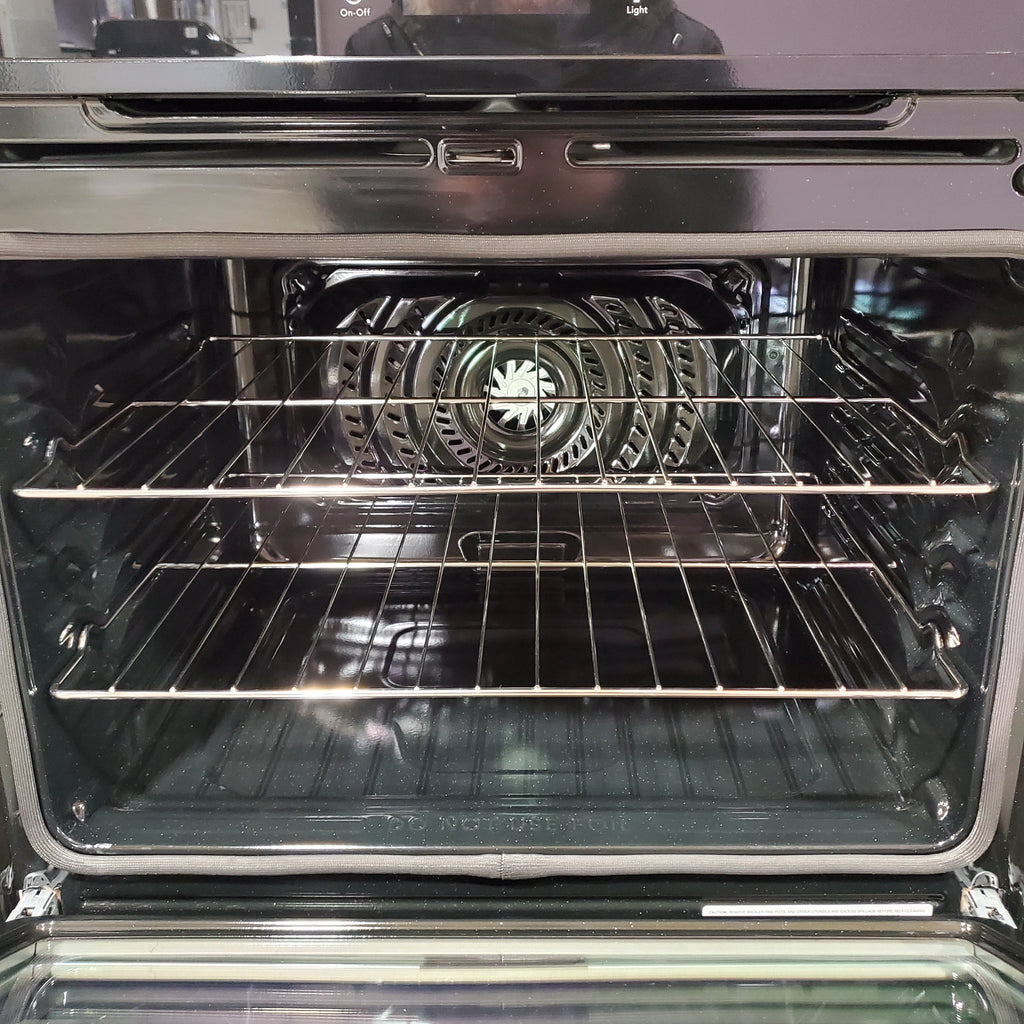 Pictures of Frigidaire 30 in. Electric Wall Oven with Built-In Microwave with Fan Convection in Black 3SD367 - FCWM3027AB - Open Box - Neu Appliance Outlet - Discount Appliance Outlet in Austin, Tx
