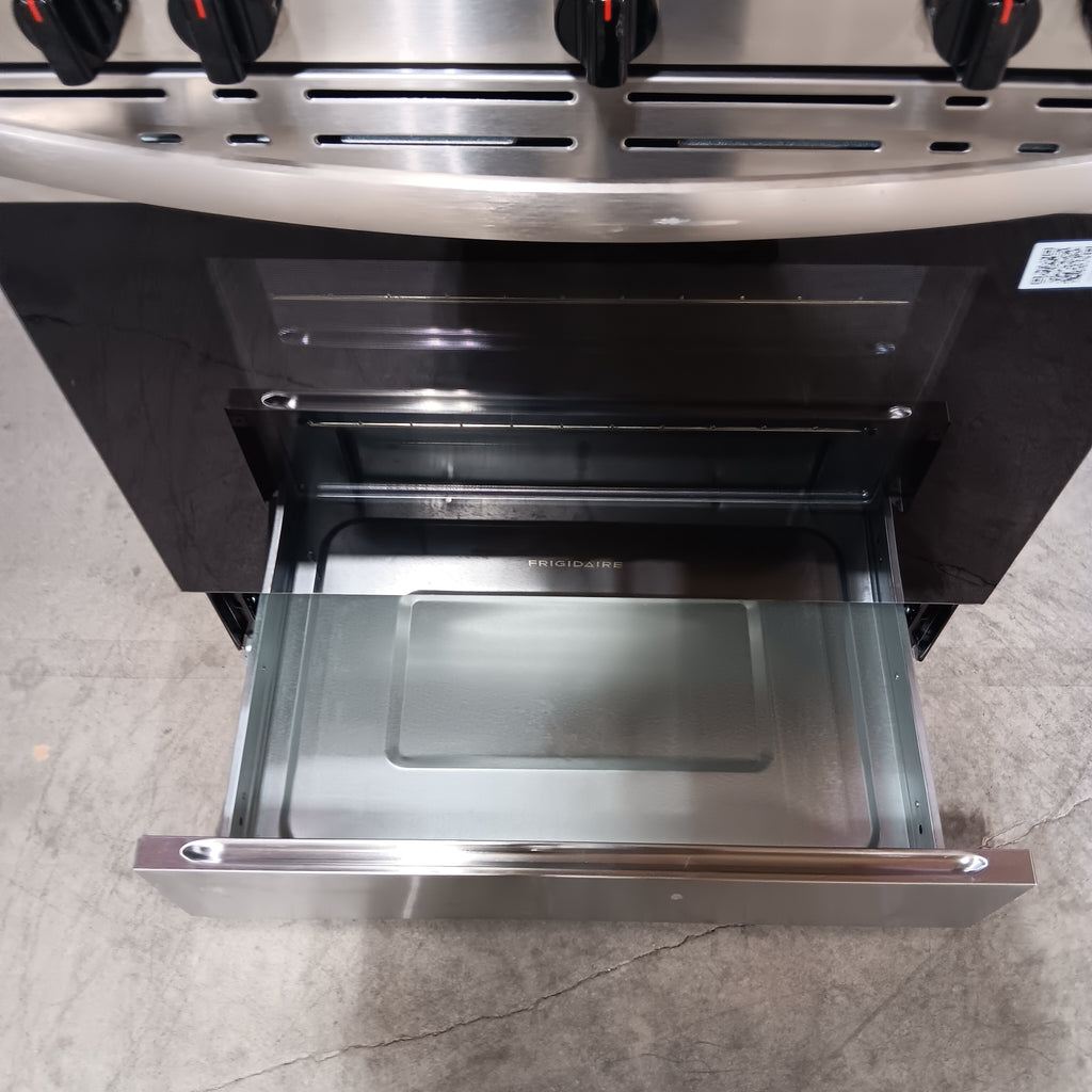 Pictures of Frigidaire 5 Burner Gas Range with Even Baking Technology in Stainless Steel 25CR176 - FCRG3052BS - Scratch & Dent (Minor) - Neu Appliance Outlet - Discount Appliance Outlet in Austin, Tx