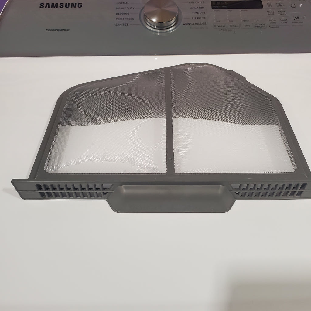 Pictures of Samsung White Top Load 5.0 Cu. Ft. Washer with Active Water Jet WA50R5200AW - Certified Refurbished and Samsung White Electric 7.4 Cu. Ft. Dryer with Sensor Dry DVE50R5200W - Scratch and Dent (Minor) - Neu Appliance Outlet - Discount Appliance Outlet in Austin, Tx