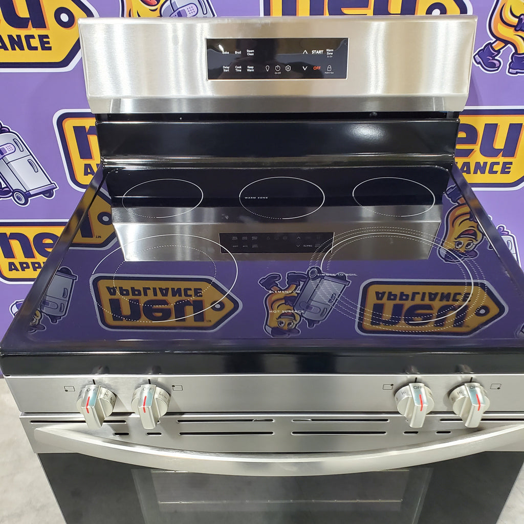 Pictures of Frigidaire Fingerprint Stainless Steel Electric 30 Inch 5 Burner Ranch with Even Temp Element and Even Baking Technology FCRE306LAF - Scratch and Dent (Minor) - Neu Appliance Outlet - Discount Appliance Outlet in Austin, Tx