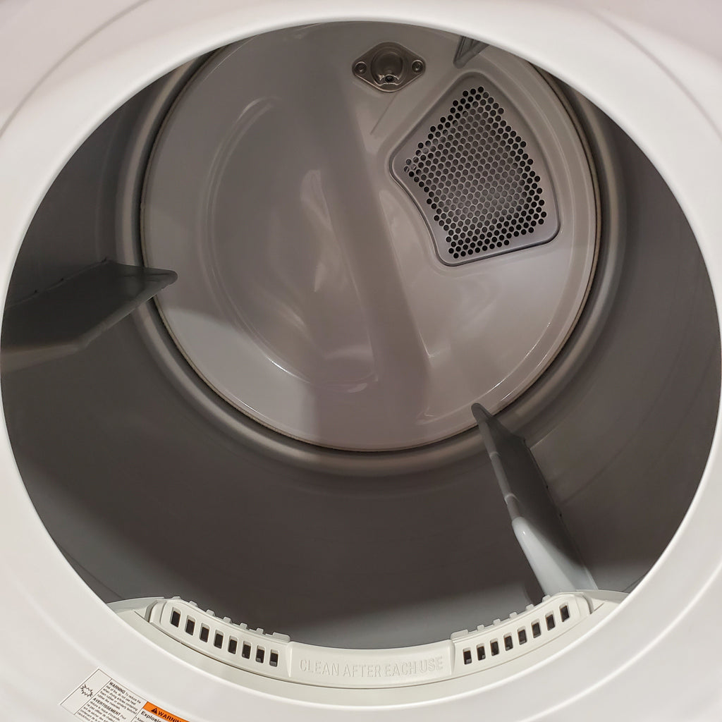 LG 7.4 cu. ft. Front Load Electric Dryer with TurboSteam and Sensor Dry Technology in White 31132SD108 - DLEX4000W - Scratch & Dent (Moderate)