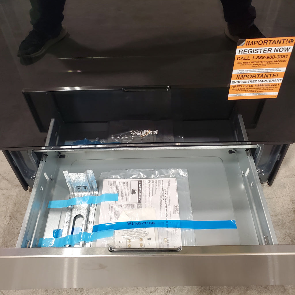 Pictures of Whirlpool 30-inch Self Clean Gas Range with No Preheat Mode WFGS3530RS - Open Box - Neu Appliance Outlet - Discount Appliance Outlet in Austin, Tx