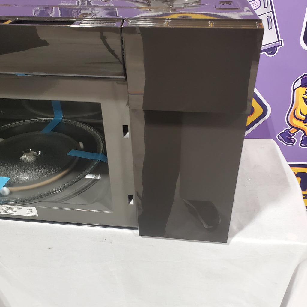 GE Profile™ 2.1 Cu. Ft. Over-the-Range Sensor Microwave Oven 5SD284 - PVM9005BLTS - Scratch & Dent (Minor)