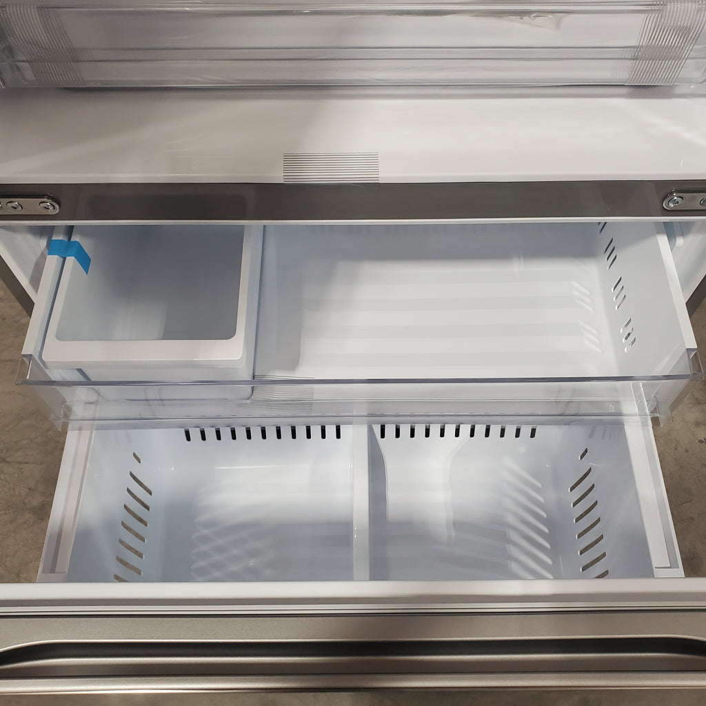 LG 25 cu. ft. Counter-Depth MAX™ with Zero Clearance™ 3-Door French Door Refrigerator with Thin Door Design 3SD699 - LF25Z6211S - Open Box