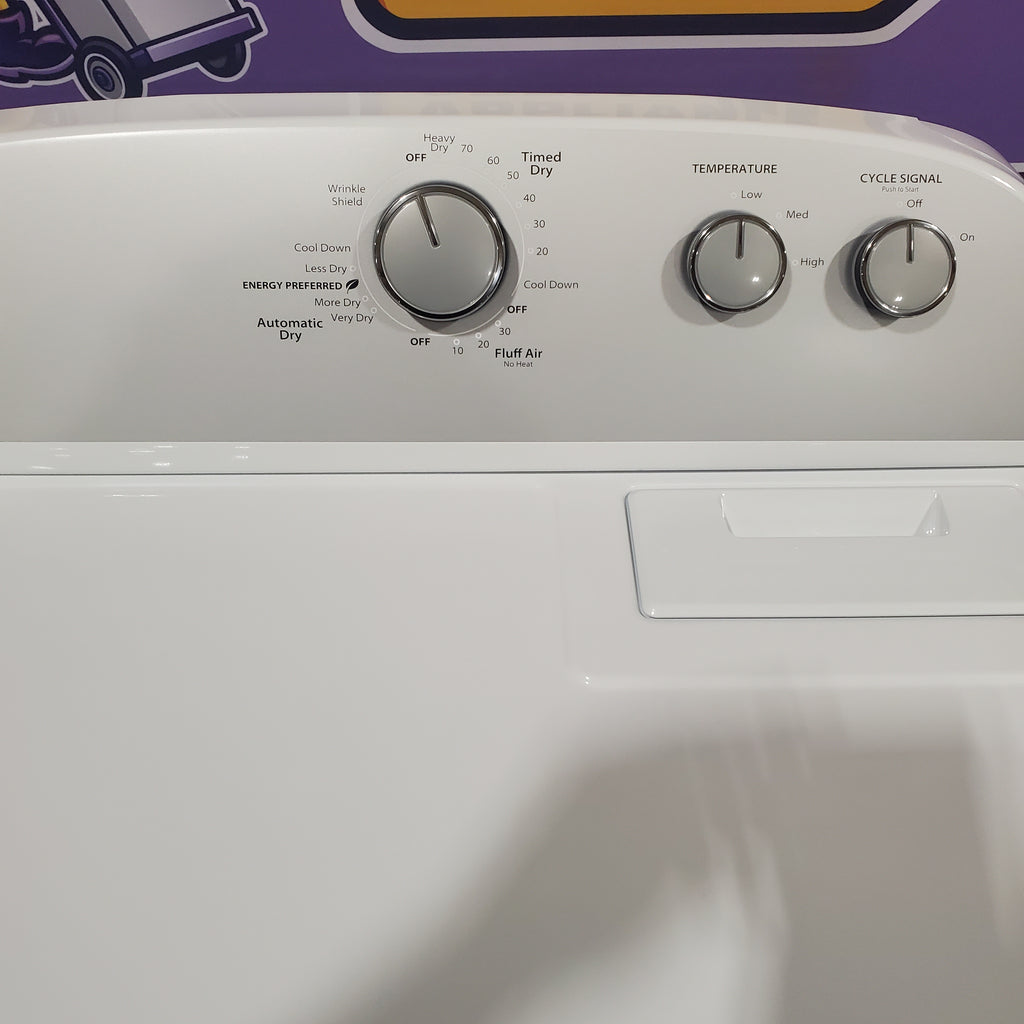 Pictures of Whirlpool Top Load 3.5 Cu. Ft. Washer with Deep Water Wash Option WTW4816FW and Whirlpool Vented 7.0 Cu. Ft. Electric Dryer WED4815EW - Open Box - Neu Appliance Outlet - Discount Appliance Outlet in Austin, Tx