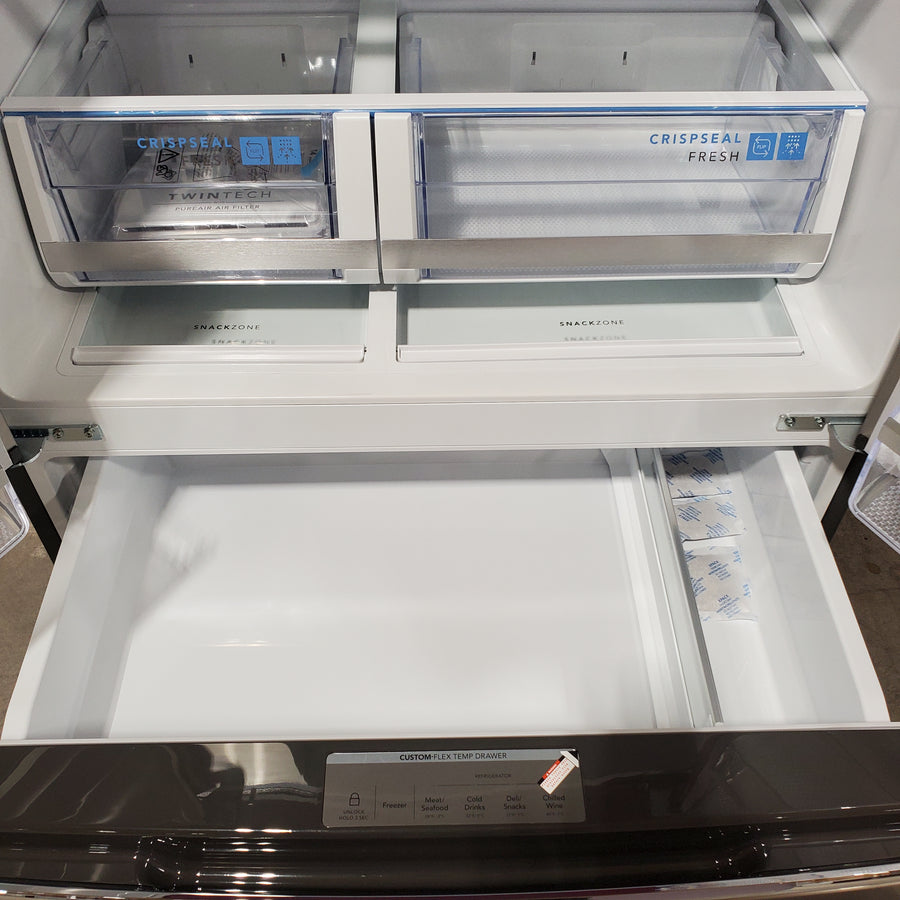 Frigidaire Gallery 22 Cu. Ft. 4-Door Counter-depth French Door Refrigerator with Ice Maker (Fingerprint Resistant Stainless Steel) ENERGY STAR 20232SD612 - GRMC2273CF - Scratch & Dent (Major)